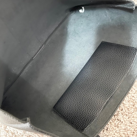 Vince Camuto Vegan Leather Open Tote Bag - Picture 8 of 9